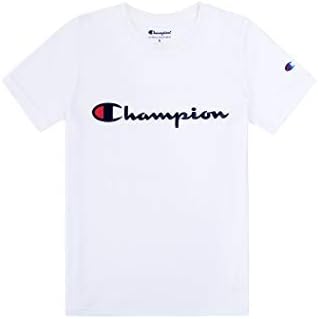 Champion Boys Short Sleeve Logo Tee Shirt