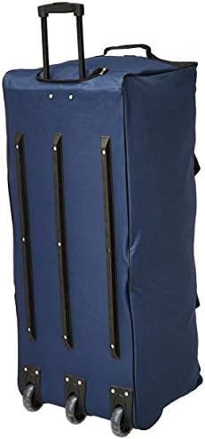 Rockland Rolling Duffel Bag, Navy, 40-Inch - Image 2