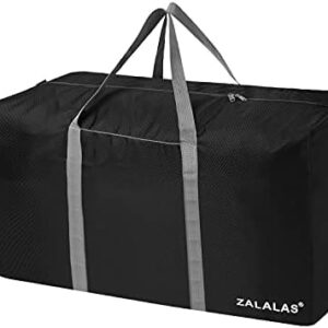 ZALALAS Travel Duffle Bag,96L Extra Large Duffel Bag Lightweight,Waterproof Duffel Bag for Men Women,Black