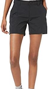 Amazon Essentials Women's Stretch Woven 5" Inch Outdoor Hiking Shorts with Pockets
