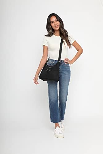 Baggallini Cross Over Crossbody Bag - Lightweight, Water Resistant Travel Purse - Image 7