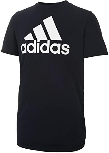 adidas Boys' Short Sleeve Aeroready Performance Logo Tee T-Shirt