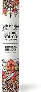 Poo-Pourri Before-You-Go Toilet Spray, Tropical Hibiscus, Travel Size 10 mL - Hibiscus, Apricot and Citrus