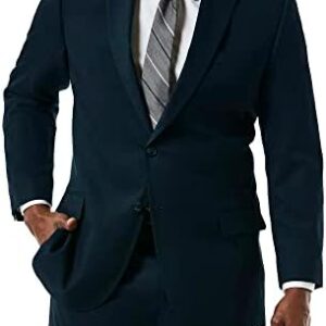 Haggar Men's Classic Fit Big & Tall Premium Suit Separates-Pants & Coats, Dark Navy-Jacket, 54 Regular