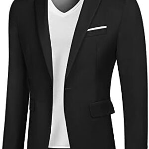 COOFANDY Mens Blazer Sport Coats Casual Slim Fit Suit Jacket Business One Button Blazers