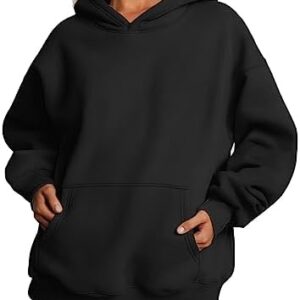 Trendy Queen Womens Oversized Sweatshirts Fleece Hoodies Long Sleeve Shirts Pullover Fall Clothes with Pocket
