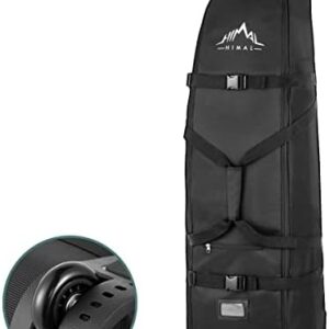 Himal Outdoors Soft-Sided Golf Travel Bag with Wheels- Heavy Duty 600D Polyester Oxford Wear-Resistant, Excellent Zipper Universal Size