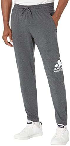 adidas Men's Essentials Single Jersey Tapered Badge of Sport Pants