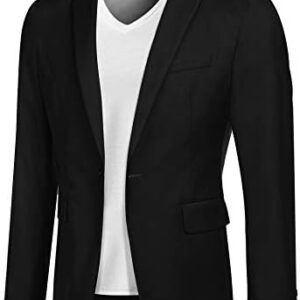 COOFANDY Mens Sport Coat Casual Blazer One Button Business Suit Jacket