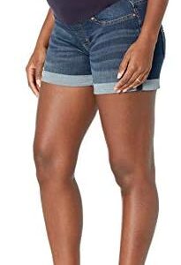 Signature by Levi Strauss & Co. Gold Label Women's Maternity Mid-Rise Shortie Shorts