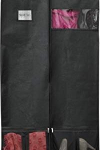 Simple Houseware 60-Inch Heavy Duty Garment Bag w/Pocket for Suits, Tuxedos, Dresses, Coats