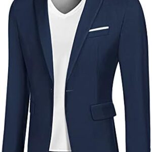 COOFANDY Men's Sport Coats Casual Blazer Jacket Slim Fit Lightweight One Button Suit Jacket
