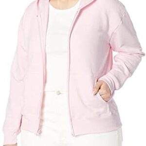 Hanes Women's EcoSmart Full-Zip Fleece Hoodie, Zip-Up Hooded Sweatshirt For Women