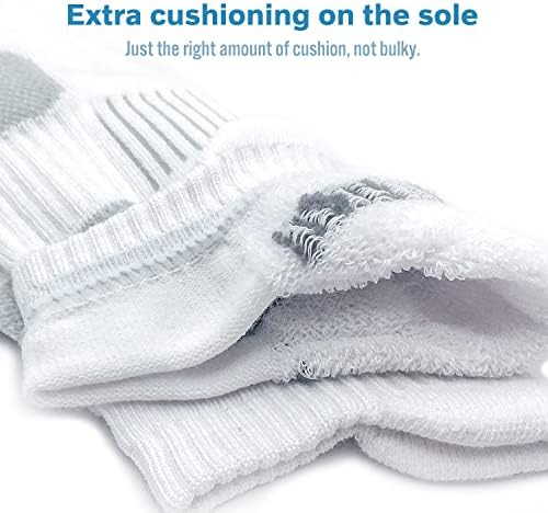 BERING Women's Athletic Cushioned Ankle Running Socks (6 Pack) - Image 4