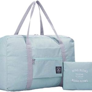 Foldable Travel Bag Luggage Storage for Sports Gym Water Resistant Nylon Canvas Duffel for Men, Women 32 Liter