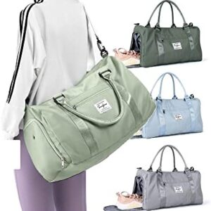 Weekender Duffel Bags for Women Men, Travel Totes Bag for Airplane, Cute Sports Gym Dance Bag Overnight Luggage Bag with Wet Pocket Shoe Compartment, Carry On Hospital Bag for Labor and Delivery