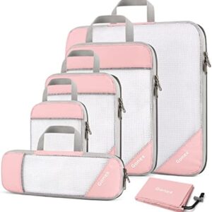 Compression Packing Cubes, Gonex Extensible Storage Mesh Bags Organizers