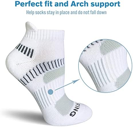 BERING Women's Athletic Cushioned Ankle Running Socks (6 Pack) - Image 6