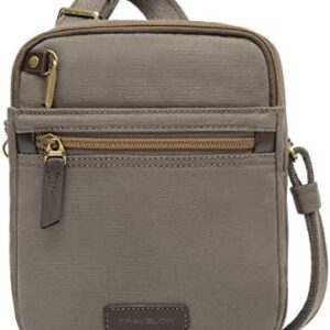 Travelon: Anti-Theft Courier Small N/s Slim Travel Bag - Stone Gray