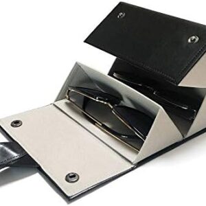Longjet Sunglasses Organizer 5 Slots Travel Glasses Case Multiple Pairs Eyeglasses Storage Box Hanging Eyewear Holder