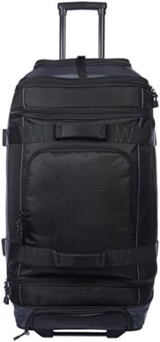 Amazon Basics Ripstop Wheeled Duffel, Telescoping Handle, 30", Black - Image 4