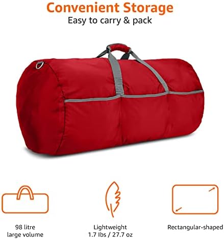 Amazon Basics Large Nylon Duffel Bag - Image 4