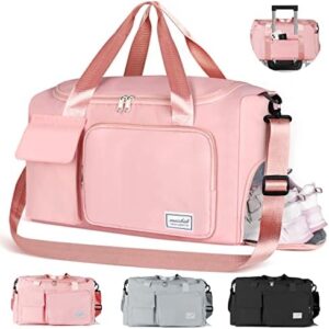 Womens travel bags, travel large capacity, sports Gym Bag, weekender carry on for women, Travel Duffel Bag with Shoes Compartment, Gym Tote Bag for Travel, Training Handbag, Yoga,Sport Bag