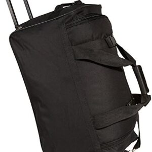 Rockland Rolling Duffel Bag, Black, 22-Inch