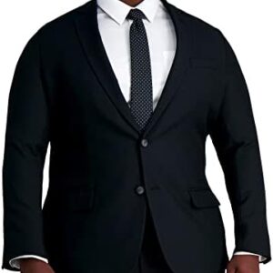 Haggar Men's Big & Tall Smart Wash Performance Classic Fit Big &Tall Suit Separates-Pants & Jackets