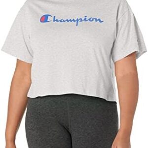 Champion Women's Cropped T-shirt, Classic Cropped Tee Shirt for Women, Crop Top Tee Shirts