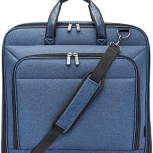 Amazon Basics Carry-On Garment Bag for Travel and Business Trips with Shoulder Strap - Navy
