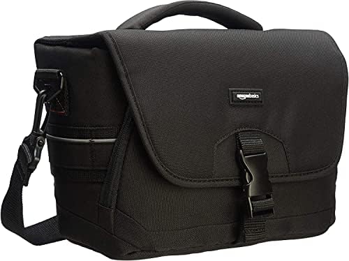Amazon Basics Gadget Messenger Bag, Medium, Black