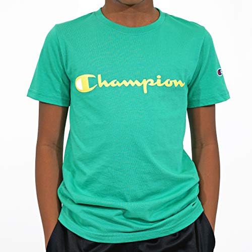 Champion Boys Short Sleeve Logo Tee Shirt - Image 3