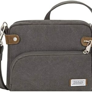 Travelon Anti-theft Heritage Crossbody Bag, Pewter