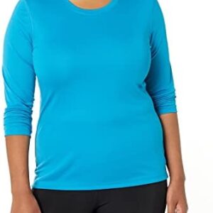 Hanes Women's Sport Cool Dri Long Sleeve Crewneck T-Shirt, Moisture-Wicking Performance Tee