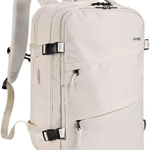 HOMIEE Travel Backpack Flight Approved Carry on Bags for Airplanes, 15.6 Inch Laptop Backpack Waterproof Gym Bag Casual Daypack Weekender Overnight Duffel Bag Outdoor Sports Rucksack