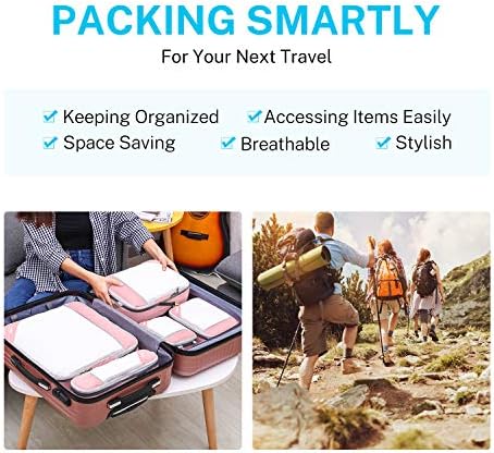 Compression Packing Cubes, Gonex Extensible Storage Mesh Bags Organizers - Image 7