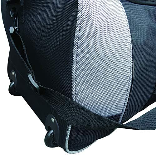 Travelers Club Xpedition Rolling Travel Duffel Bag, Black, 30-Inch - Image 7