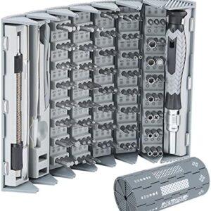 Workglory 128-Piece Precision Screwdriver Set, Magnetic Driver Kit with Flexible Shaft, Professional Magnetic Repair Tool Kit for Computer, Laptop, Xbox, Macbook, Game Console, Men Tools Gift