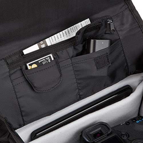 Amazon Basics Gadget Messenger Bag, Medium, Black - Image 6