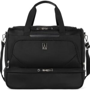 Travelpro Maxlite 5 Softside Carry-on Weekender with Drop-Bottom Compartment, Lightweight Overnight Travel Duffel Bag, Men and Women, 19-Inch
