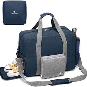Foldable Personal Item Travel Duffel Bag Gym Bag For Women and Men, Lightweight Carry On Bags For Spirit Airplanes