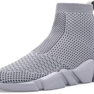 Casbeam Men's Running Knit Comfortable Lightweight Breathable Casual Sports Shoes Fashion Sneakers Slip-On Walking Shoes