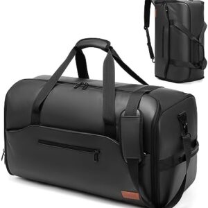 Garment Duffle Bags for Travel,Moulyan Convertible Carry on Garment Bag with Shoe Compartment,3 in 1 Waterproof Travel Suit Bag with Shoulder Strap for Men Women
