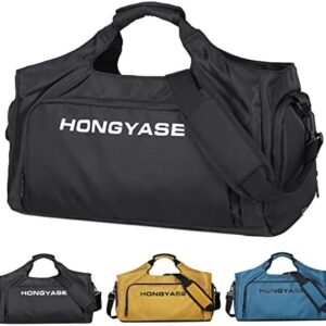 Sport Duffel Bag, Gym Bag with Shoes Compartment and Wet Pocket,Travel Weekender Bag for Men Women Overnight Bag, Weekend Overnight Bag Carry on Bag