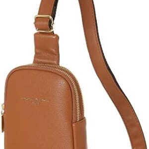 INICAT Small Crossbody Sling Bags for Women Vegan Leather Cell Phone Purse Fanny Packs for Women Men