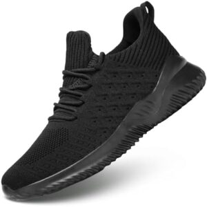 Men's Non Slip Running Shoes Ultra Light Breathable Casual Walking Shoes Fashion Sneakers Mesh Workout Sports Shoes
