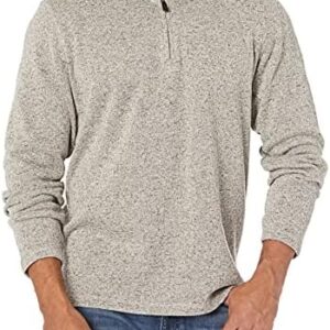 Wrangler Authentics Men's Long Sleeve Fleece Quarter-Zip